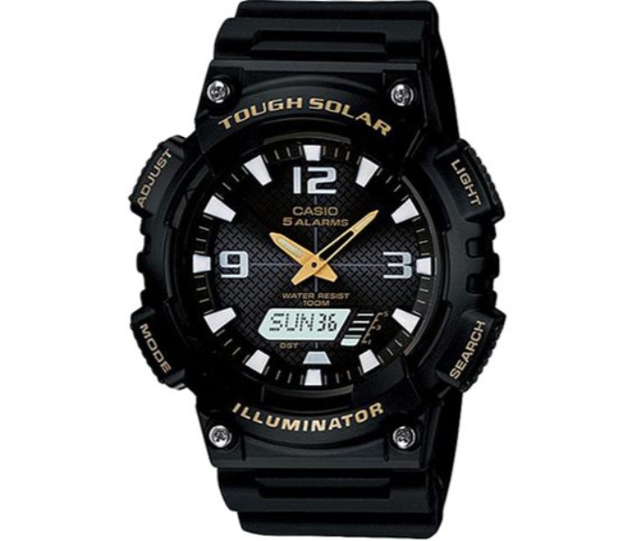 Casio AQ-S810W-1BVDF Mens Sports Analog and Digital Watch Black - Zoom Image 6