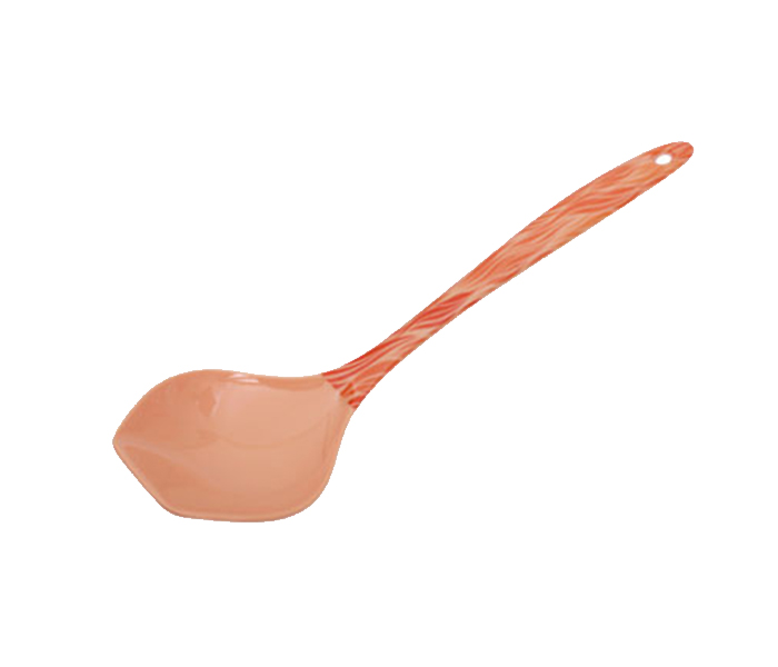 Royalford RF8136 10-inch Melamine Ware Aqua Thai Soup Ladle - Orange - Zoom Image