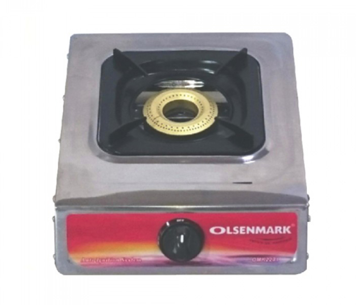 Olsenmark OMK2231 Single Burner Stainless Steel Gas Stove - Zoom Image