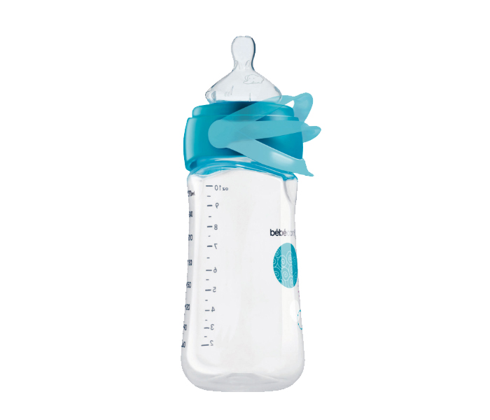 Bebe Confort 30001222 Easy-Clip Feeding Bottle - 270ml, Blue - Zoom Image