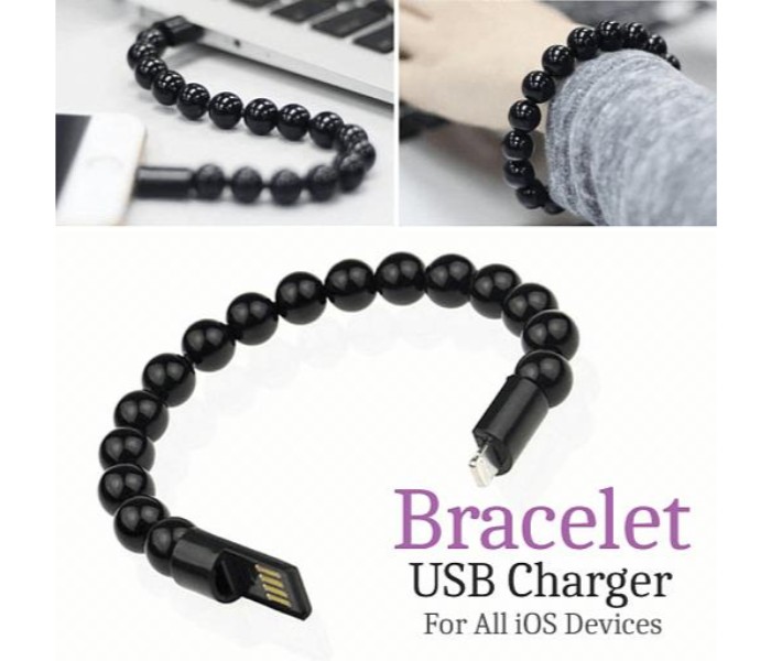 MQ Wearable Bead Bracelet Lightning USB Charging Data Cable for All iOS Devices MQFB4 Multicolor - Zoom Image 8