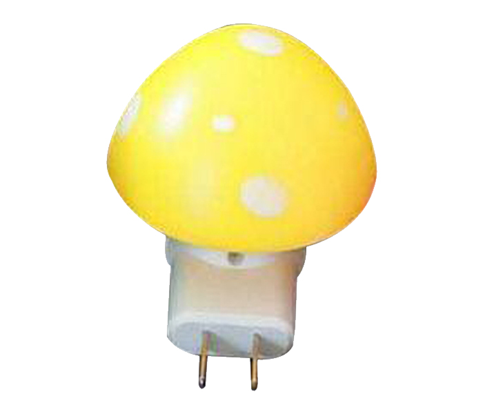 Zen New Fashionable Mushroom Design LED Night Lamp - Yellow - Zoom Image