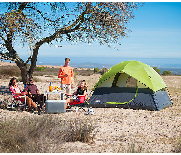 Coleman 2000026684 4 Person Sundome Tent - Green & Grey - Zoom Image 6