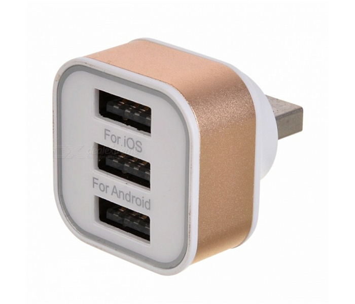 USB Male to 3 Ports USB Female Charge Adapter for IOS & Android - Zoom Image 2