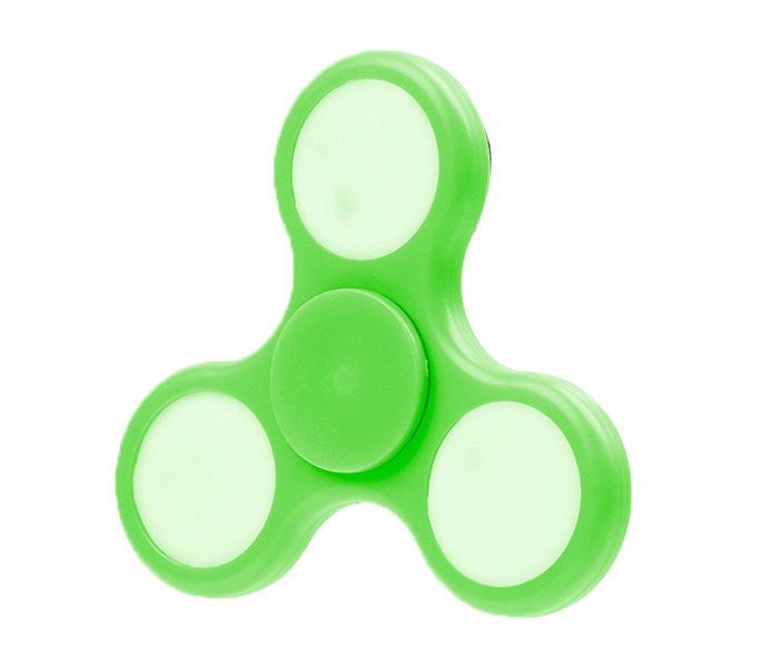 Hand Spinner with LED Light - Green - Zoom Image 4