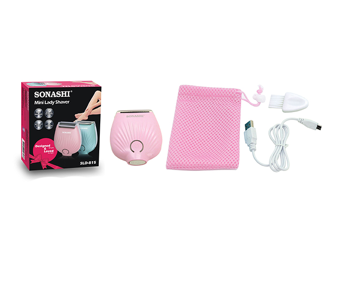 Sonashi SLD-815 Rechargeable Travel Mini Lady Shaver, Pink - Zoom Image 3