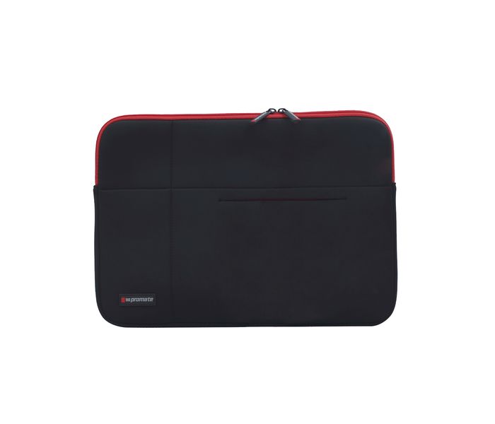 Promate Zipper-L 15.6 inch Ultra-Sleek Lightweight Sleeve Laptop Bag, Black - Zoom Image 6