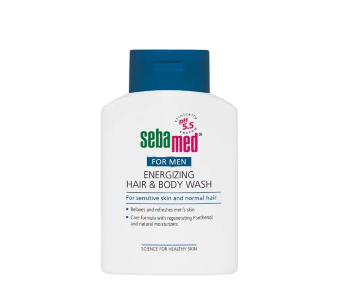 Sebamed 013SM035 Energizing Hair and Body Wash for Men 200 ml - Zoom Image