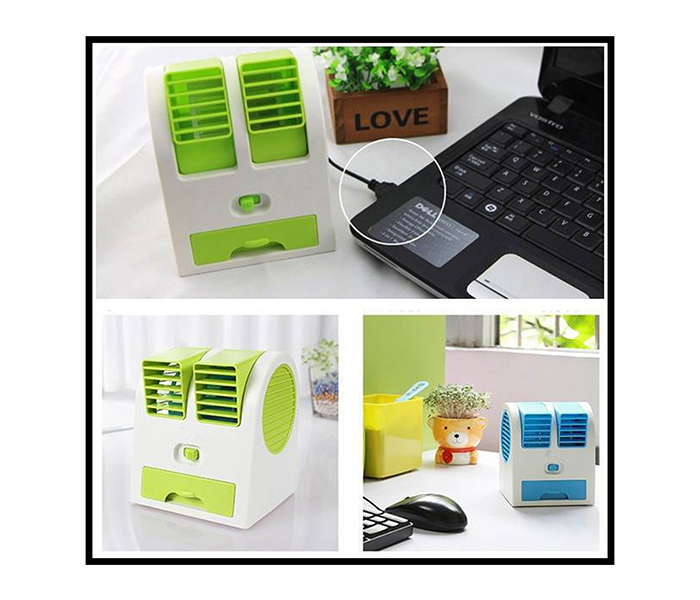 Taqdeer Double Mini Air Conditioner Cooling Fan - Zoom Image 1