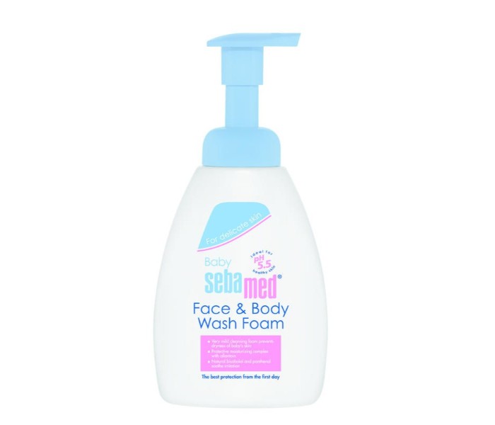 Sebamed 016SM018 Baby Face and Body Wash Foam 400 ml - Zoom Image