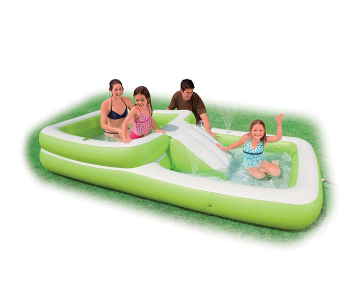 Intex ZX-57487 315 x 157 x 48CM Slide'N Fun Play Centre - Green - Zoom Image 1