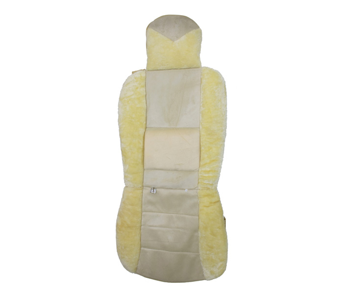 Ismail 31130009BE Car Seat Cover - White and Yellow - Zoom Image