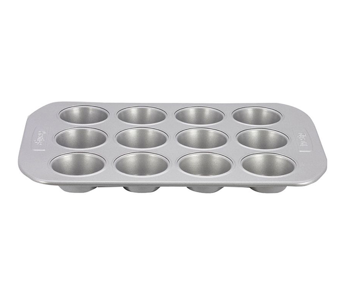 Prestige PR57448 12-Cup Bakeware Mini Muffin Tin - Grey - Zoom Image 2