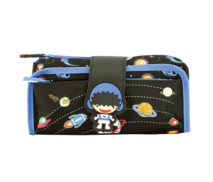 Smily Kiddos SK11003033 Fancy Strap Pencil Case - Black - Zoom Image 4