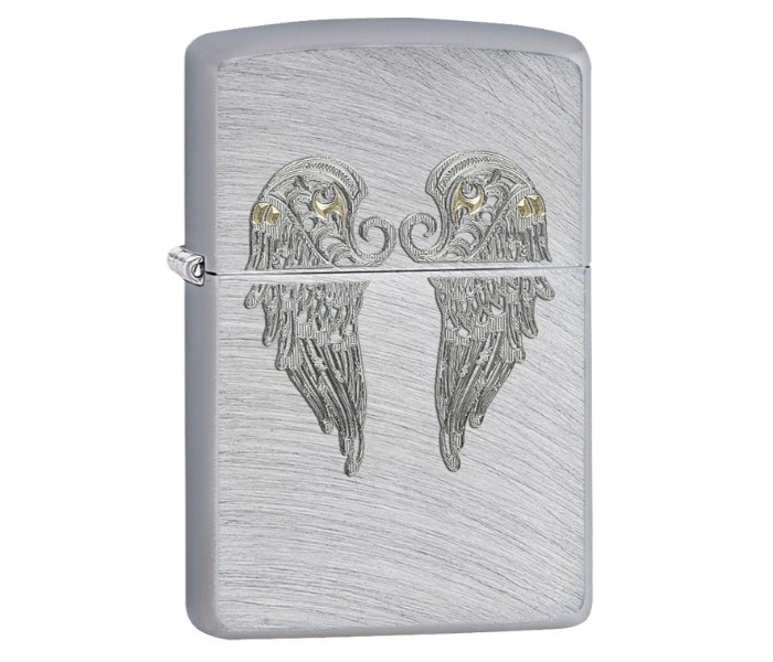 Zippo 29069 Angel Wings Lighter Silver - Zoom Image 1