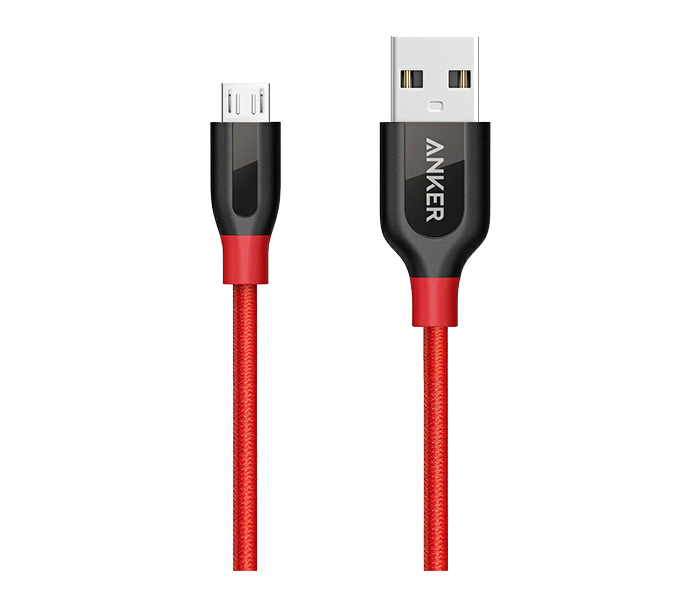 Anker A8142H91 3 Feet Powerline Micro USB Cable - Red - Zoom Image 5