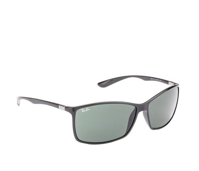 Ray-Ban RB41796017162 Rectangular Black Frame & Green Mirrored Sunglasses for Unisex - Zoom Image 1