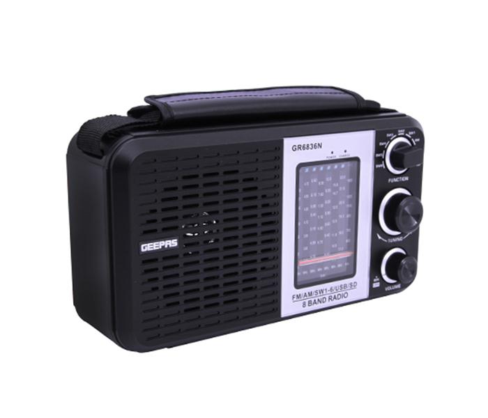 Geepas GR6836 8-Band USB-Compatible Radio - Zoom Image 1