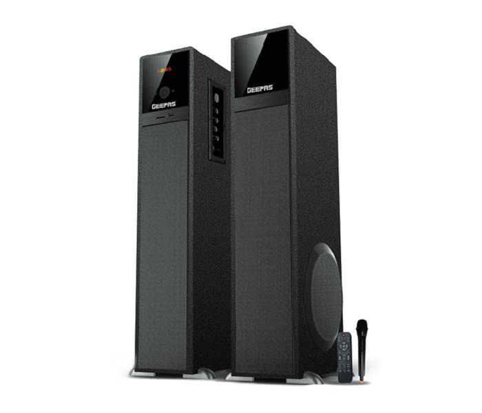 Geepas GMS8511 2.0 Channel Tower Speaker System with Bluetooth - Black - Zoom Image