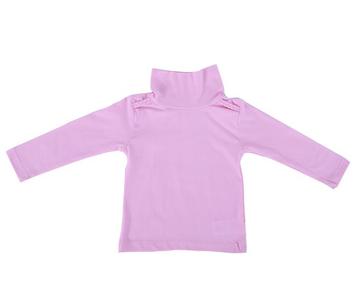 Baby Plus BP8029 Girls High Neck Long Sleeve T-Shirt - Pink - Zoom Image 1