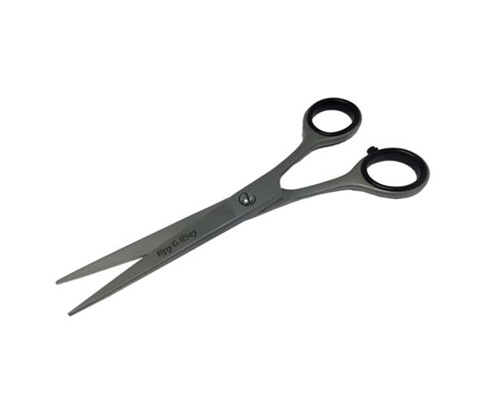 Tips & Toes TT-684 Super Cut- Stainless Steel Professional Barber Scissors - Sand Blast - Zoom Image 5