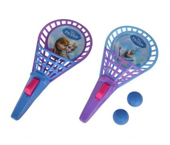 Simba 9448401047 Disney Frozen Catch Ball Game Set - Blue & Purple - Zoom Image 1