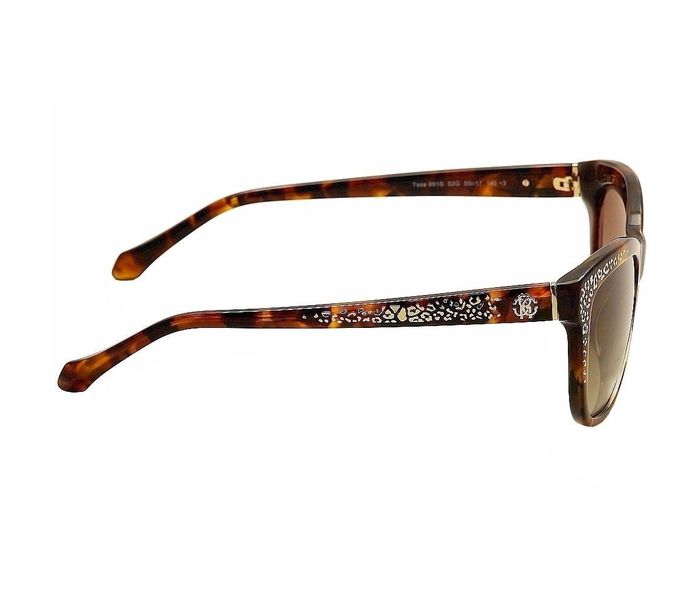 Roberto Cavalli Tsze 991S 52G Cat Eye Havana Frame & Brown Gradient Mirrored Sunglasses for Women - Zoom Image 4