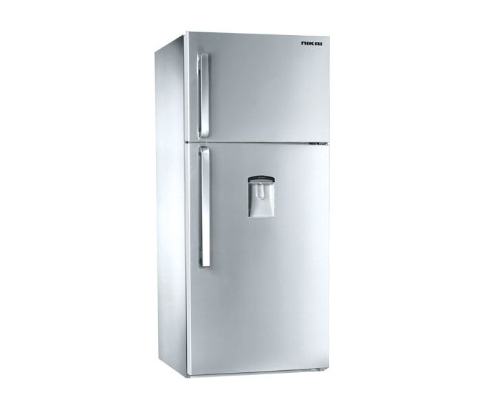 Nikai NRF702FSS Double Door Frost Free Stainless Steel Refrigerator 700 Liter Silver - Zoom Image 2