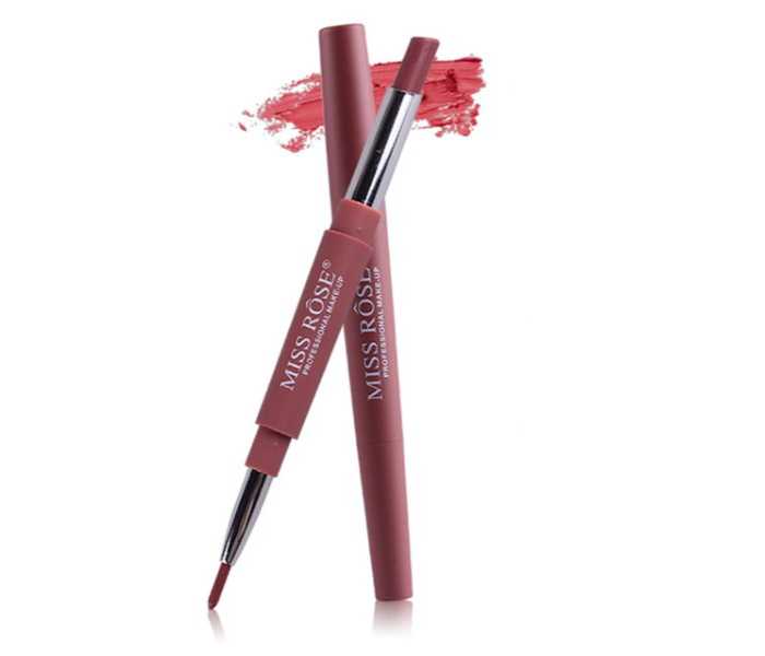 Miss Rose 7102-001A72 Sexy 2 In 1 Double Ended Waterproof Matte Lipstick  Beauty 01 - Zoom Image