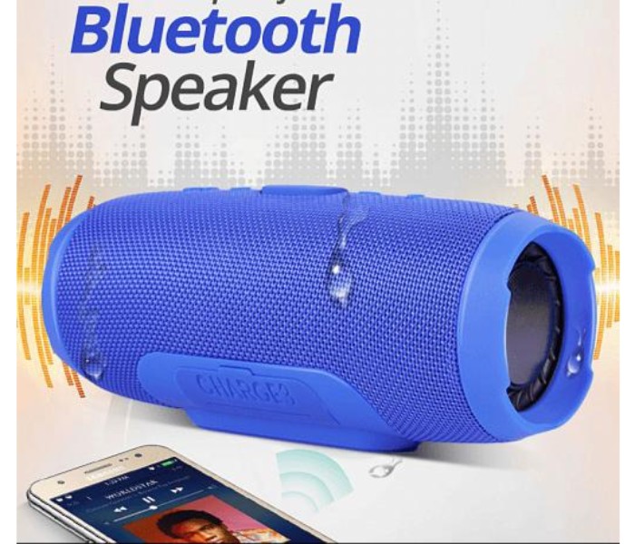 Charge 3 Portable Wireless Bluetooth Super Bass Stereo Speaker with Mobile Power Bank, Aux, Micro SD ,USB Flash and FM Radio Support BWPS3 Assorted - Zoom Image 1