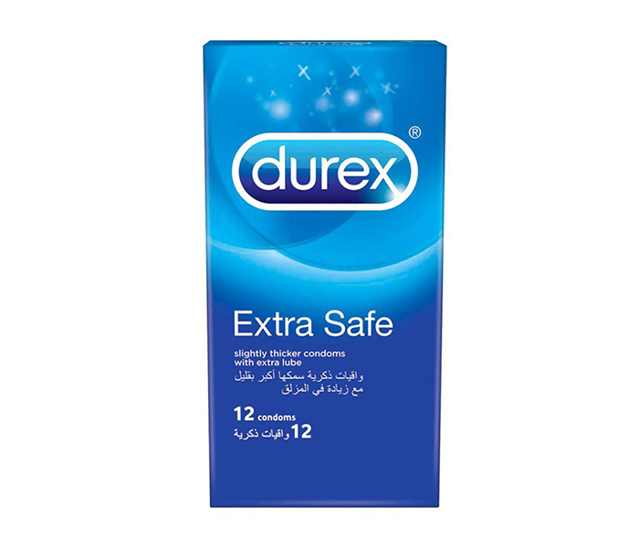 Durex N18046371A Extra Safe Condom Pack - 12 Pieces - Zoom Image