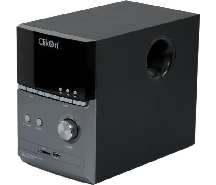 Clikon CK2243-N 2.1 Multimedia Speaker Black and Grey - Zoom Image 2