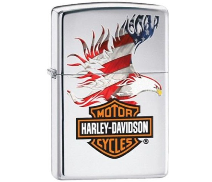 Zippo 28082-000009 250 Harley American Flag Lighter Multicolor - Zoom Image