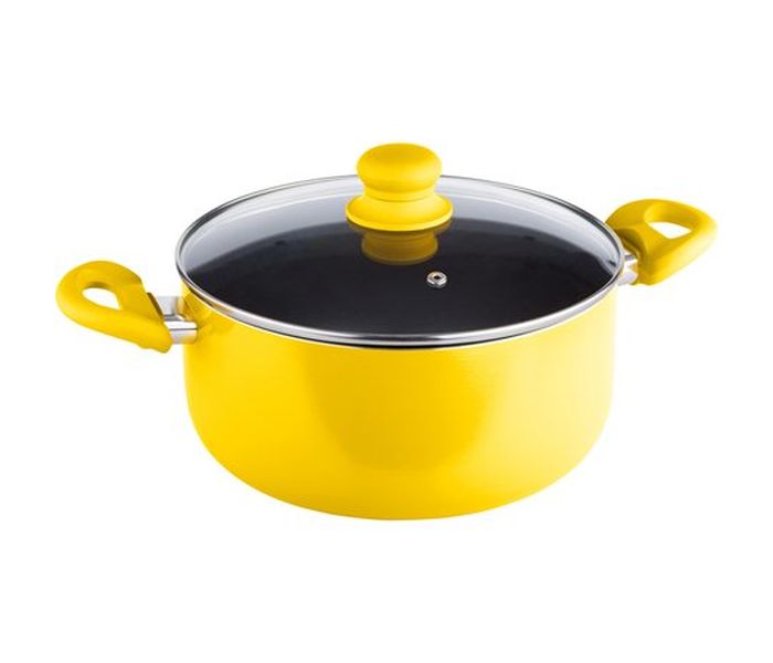 Lamart LT1025 4.6L Casserole with Lid, Yellow - Zoom Image