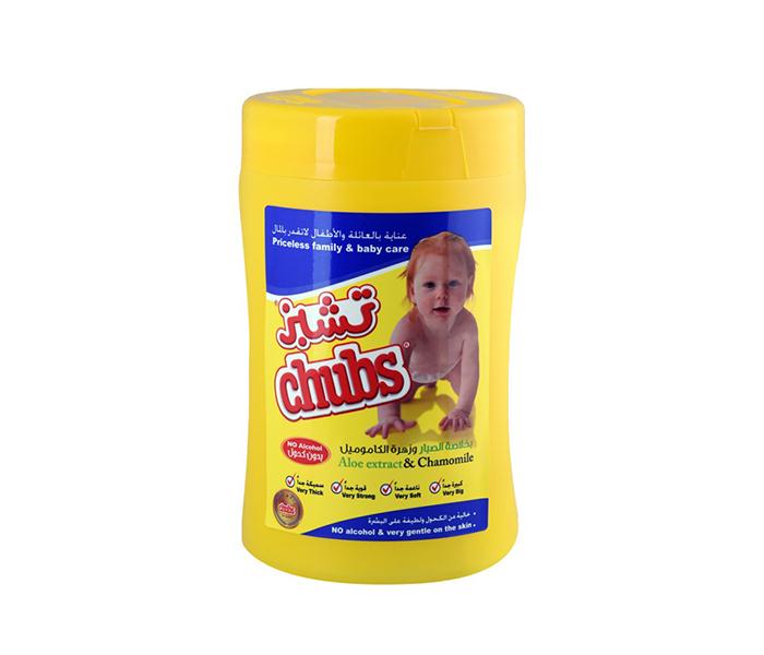 Chubs 80 Piece Aloe Extract & Chamomile Canister Baby Wipes - Zoom Image