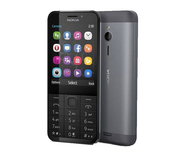 Nokia 230 16MB RAM Dual Sim 2G Mobile Phone - Light Grey - Zoom Image 2