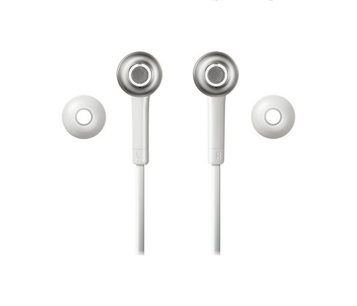 Trands TR-HS463 1.2 Meter 3.5mm In-Ear Stereo Earphone with Mic - White - Zoom Image 1