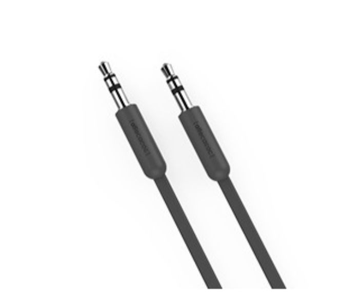 ALLOCACOC 10636GY Flat 3 M AUX Cable Grey - Zoom Image