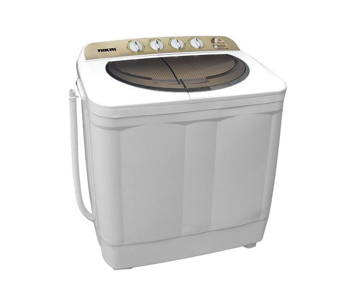 Nikai NWM1101SPN3 Top Load Semi Automatic Washing Machine 11 Kg White and Gold - Zoom Image