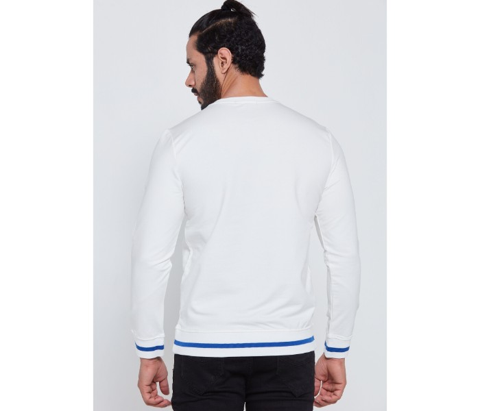 Petro OU10034 Solid Crew Neck Sweat Shirt XL - White - Zoom Image 4