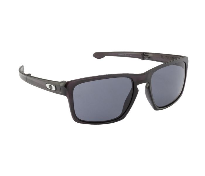 Oakley 0OO9246-924601 Rectangular Black Frame & Grey Mirrored Sunglasses for Unisex - Zoom Image 1