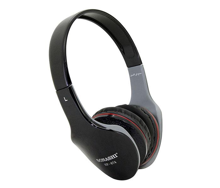 Sonashi HP-874 Wired Headphone - Black - Zoom Image 4