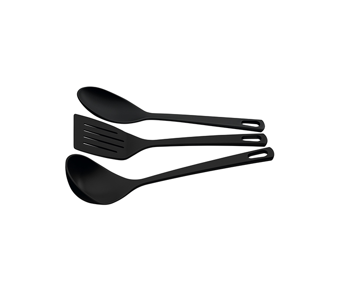 Tramontina TR-25099-014 Nylon Utilita Utensils - 3 Pieces, Black - Zoom Image 3