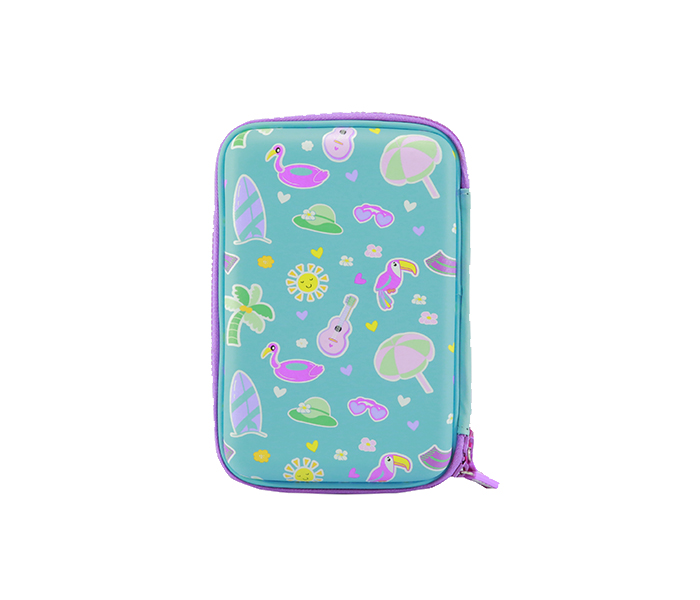 Smily Kiddos SK11001039 Hardtop Triple up Pencil Case - Light Blue - Zoom Image 2