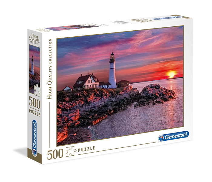 Clementoni 35049 High Quality Collection Portland Head Light Adult Puzzle - 500 Pieces - Zoom Image 2