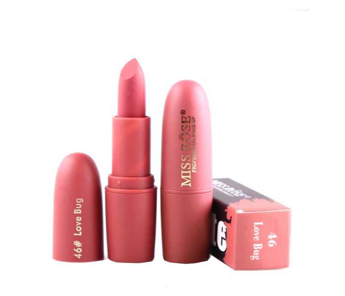 Miss Rose 7301-026A24 Matte Finish Velvet Waterproof Lipstick 46 Love Bug - Zoom Image