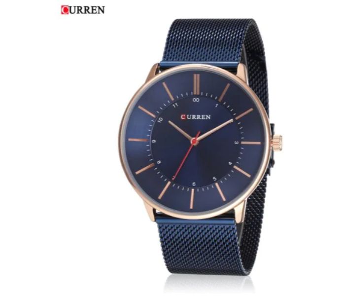 Curren 8303 Analog Quartz Watch For Men Blue - Zoom Image 1