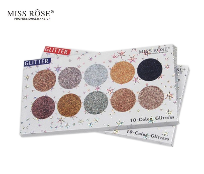 Miss Rose 7001-085M2  10 Colors Diamond Eyeshadow Makeup Palette - Zoom Image 2