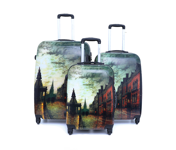 Para John PJTR3106TC Trolley Bag Set of 3 Pieces with Town Style - Zoom Image