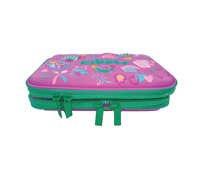 Smily Kiddos SK11001005 Double Compartment Pencil Case - Purple - Zoom Image 1